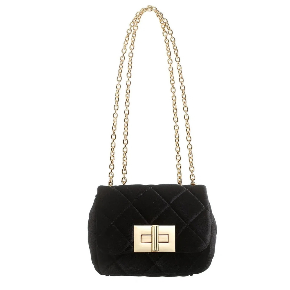 JELAVU The Barney Mini Bag Black Velvet
